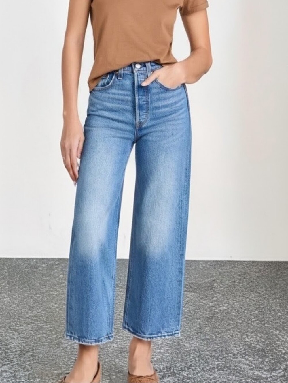 Levi's Vintage High Raise Straight Leg Jeans